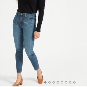 Everlane high rise skinny ankle cut jeans